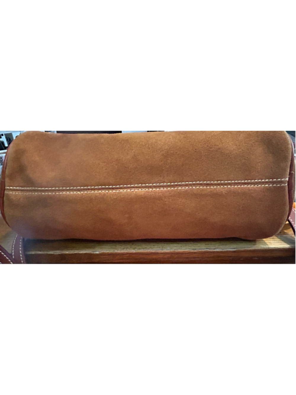 Women's Dooney & Bourke Suede Hobo Bag One Size Brown - Picture 11 of 12
